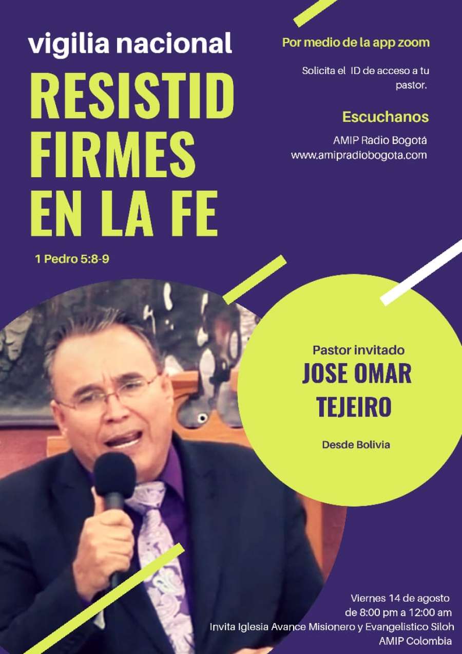 AMIP &ndash; VIGILIA NACIONAL - RESISTID FIRMES EN LA FE.